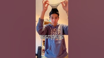 How to put on a wig cap (long hair edition) #cosplay #wigs #wigcap #wig #fypツ