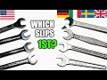 13 brands of european vs us wrenches hazet wera snapon mac proto  more