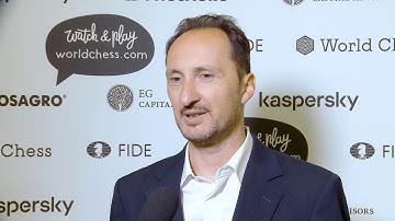 Riga Grand Prix 2019  Round 2, game 1  Interview with Veselin Topalov