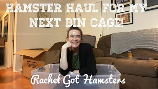 Hamster Haul 2020  For My Next Hamster Bin Cage (and New Silent Hamster Wheel by Niteangel)