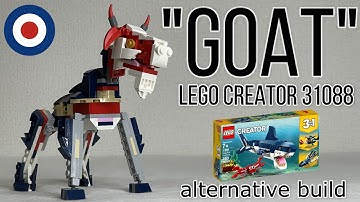 LEGO Creator 31088 Alternative build tutorial GOAT、レゴクリエイター31088をヤギに組み替え