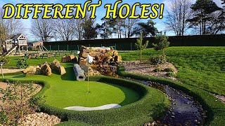 This mini golf course is a little different!