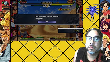 Online CvS 2 Matches Featuring a Salty Rage Quit! Capcom vs SNK 2