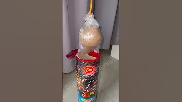 What’s inside this firework🤔 4 inch shell? #shorts