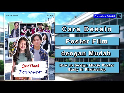  Cara  Desain  Poster  Film dengan  Mudah TUTORIAL ADOBE 