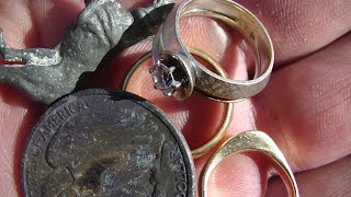 Diamond Wedding Ring Found / Beach And River Metal Detecting by hiluxyota 3,232 views 1 year ago 13 minutes, 1 second