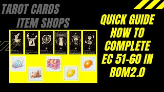 Quick Guide Echoing Corridor 51-60 in ROM 2.0