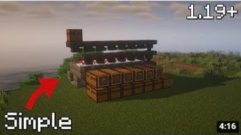 (1.19+) Minecraft Full Automatic Sorting System* Works in 2022*#tutorial