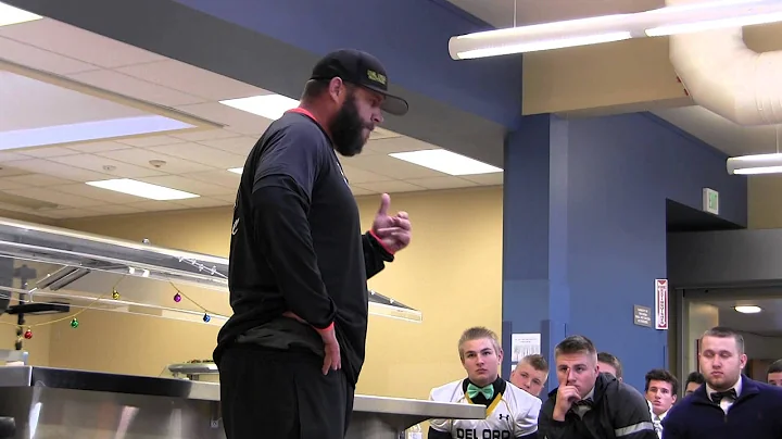 Josh Parry Speaks to DO Varsity Team  12-4-15
