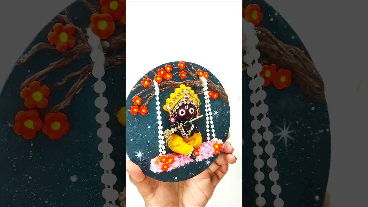 Cute Little Jagannath Ji Art / #jagannath #lordjagannath #clayart #shorts #jagga #jagannathart