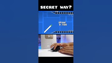 The hardest 100 clicks spam challenge in geometry dash! #shorts