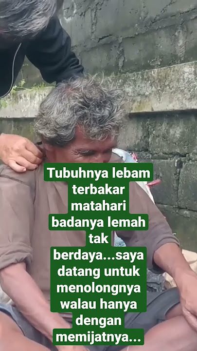 menolong bapak-bapak yang ngak enak badan