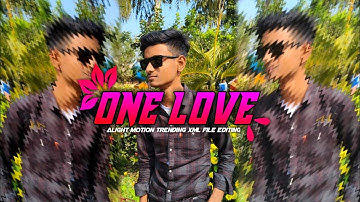 Shubh : One Love 💞//New Trending Song // Alight Motion Xml Video Editing ⚔//Link In Description Box📦