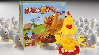 Chicken Drop Strategy Game Fun Plunking the Feathers and Releasing the Eggs
