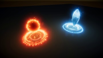 Ice and Fire VFX on Unity
