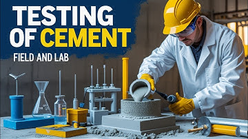 Test of cement in Civil Engineering | Field | Lab Test