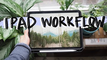 First try at an iPad end-to-end workflow