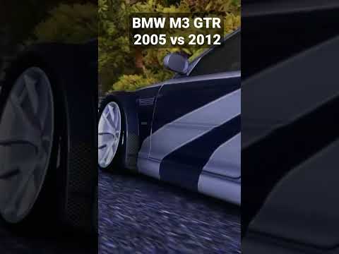 NFS Most Wanted 2005 BMW M3 GTR 2005 Vs 2012