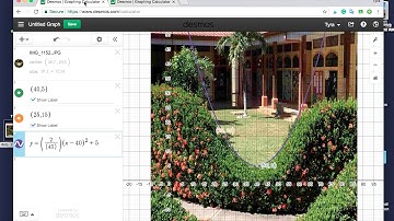 Desmos Video - Parabola Selfie Project