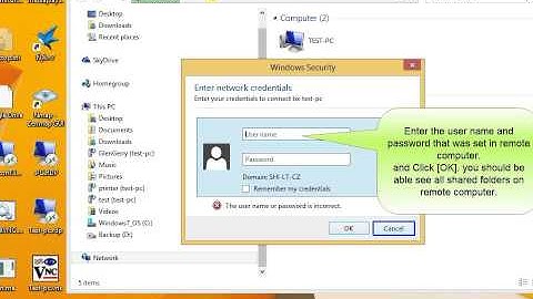 How to open or connect shared network folder in Windows 10 7 and 8.1