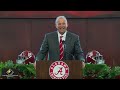 Alabama introduces Kalen Deboer as new Crimson Tide football coach image