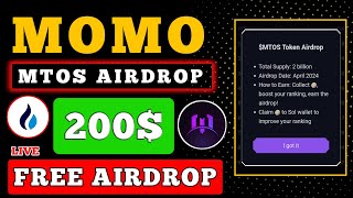 MOMO Ai Airdrop For All 🤑 MTOS Token Claim 💸 MOMO Claim Update 🤑💸 screenshot 5