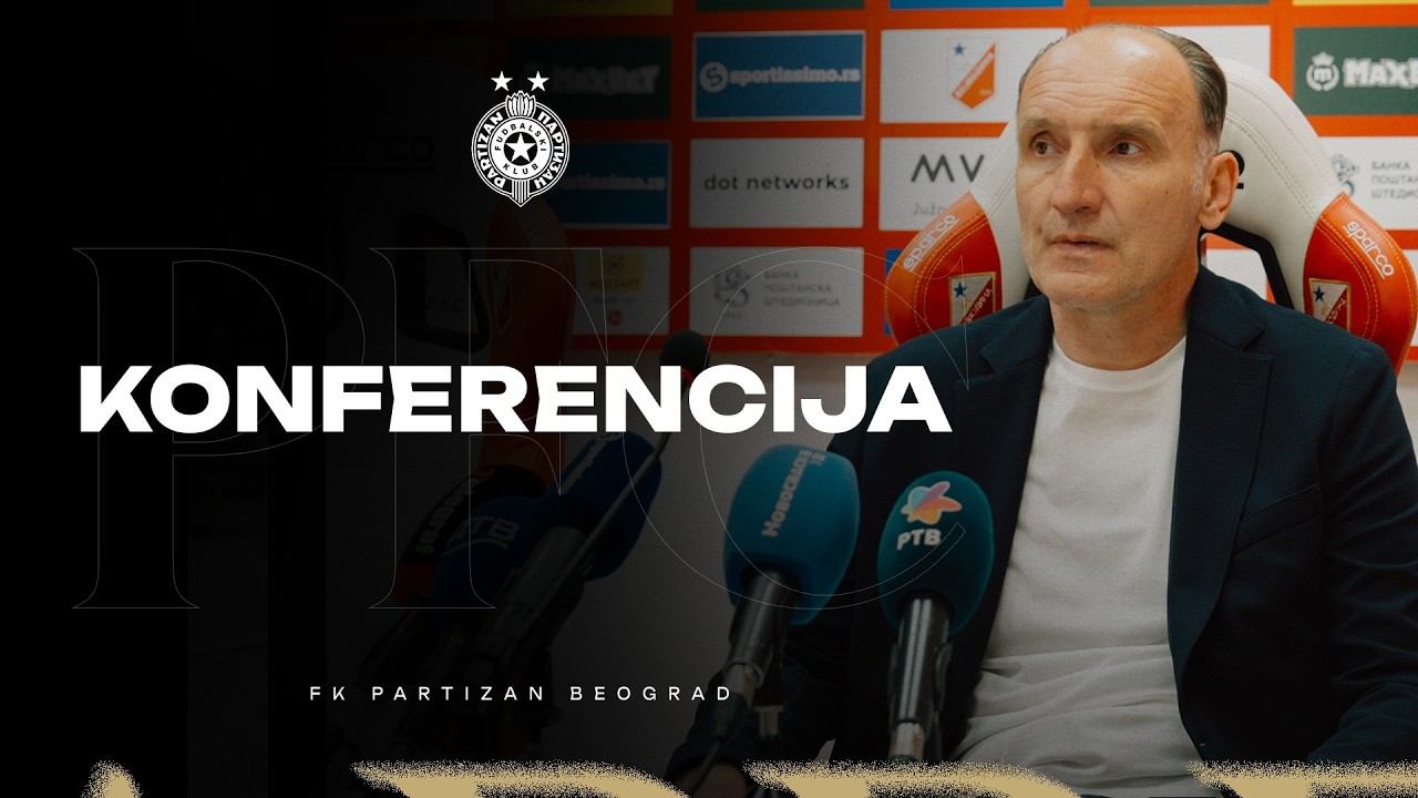 Konferencija za medije nakon meča FK Vojvodina - FK Partizan