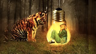 Tiger Photo Fantasy Photo Manipulation Photoshop Tutorial screenshot 5