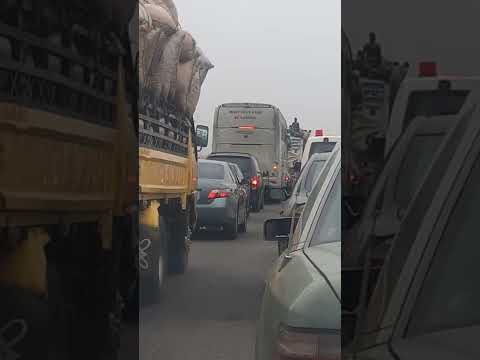 Trucks without number plates drops dropping  over 50 alleged Fulanis along Lagos Ibadan Road