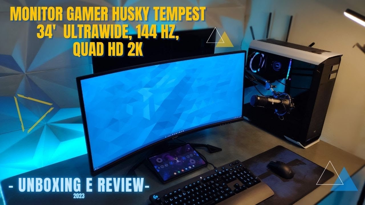 Veja Antes de Comprar Monitor Husky Gaming Tempest 34 Ultrawide 144 hz