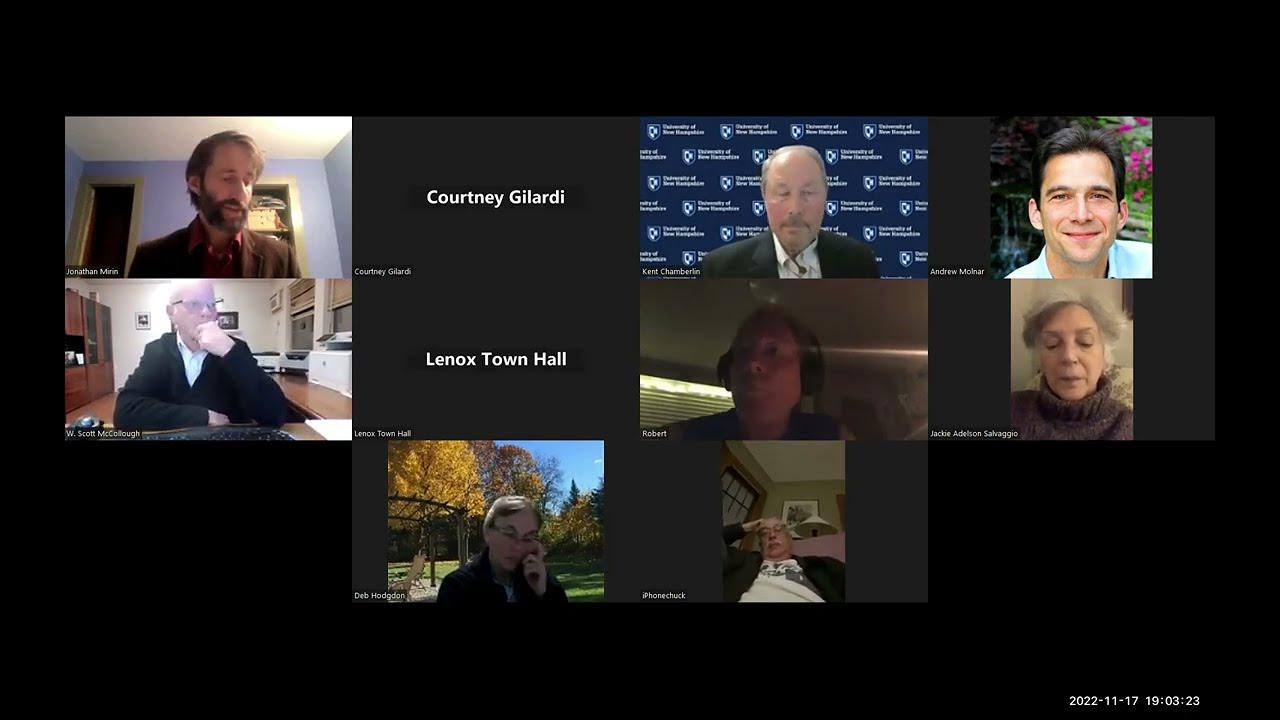 Lenox, MA Expert Forum on Wireless Zoning Bylaws, Staying Connected and