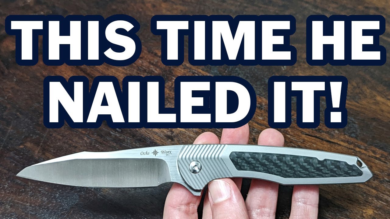 Ochs Worx Solarstorm EDX - Unboxing, Overview, & First Impressions - Eric Ochs Reate Framelock Knife