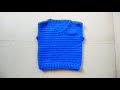 very easy crochet half sweater for (1to12 year) (subtitles available)