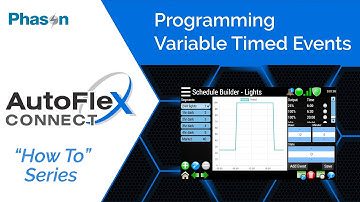How to Program Variable Output Timed Events | Phason Controls AutoFlex Connect Tutorial