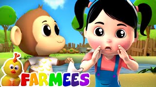 sneeze song sick song nursery rhymes kids songs animal cartoon songs farmees