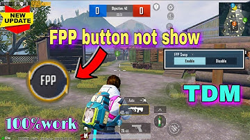 How To Disable FPP Button In BGMI | PUBG TPP TO FPP MODE DISABLE ENABLE NEW UPDATE