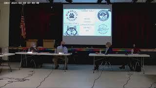 MSAD 58 School Board Budget Workshop 3-4-21