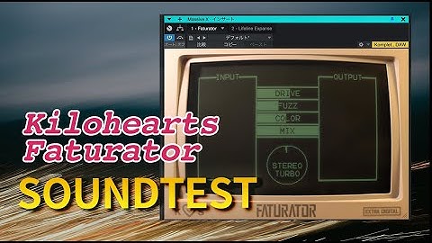 Faturator Distortion by Kilohearts "Sound Check" 🔥