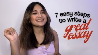 (Study Hacks) 7 EASY steps to write a great essay | Gianna Abao