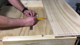 I wanted to make some bar stools, but did not want them to be flat on the top. I found a video on Popular Woodworking