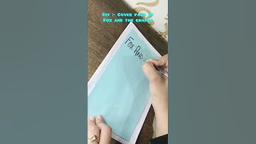 Thumbnail of Storybook :- Fox and The grapes Handmade Cover Page | #shorts #subscribeformorevideos