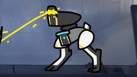 Warframe Animation - Beam Attack