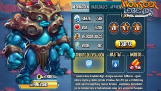 Monster Legends: Seaquake level (100) El mejor torturador cósmico ?