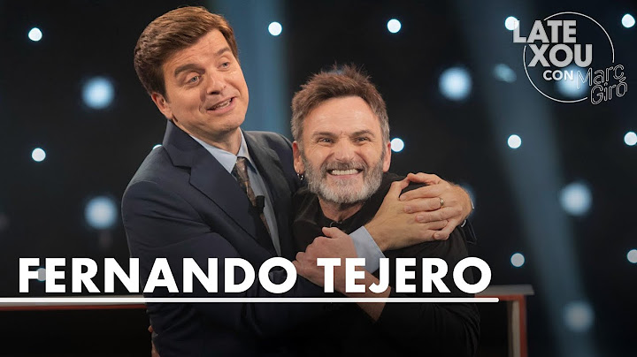Entrevista a Fernando Tejero | Late Xou con Marc Giró
