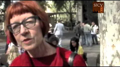 Sandra Shannonhouse at the UC Davis Egghead Walk