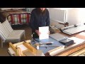 Handmade Photobook Bookbinding Time-lapse