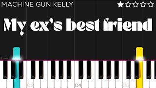 Machine Gun Kelly - my ex's best friend | EASY Piano Tutorial