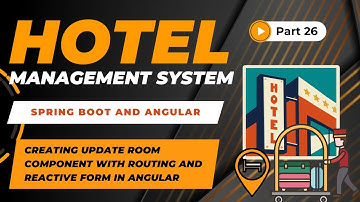 Creating Update Room Page With Reactive Form | Hotel Management Project | Spring Boot + Angular |#26