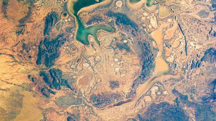 The Impact Crater in Australia; Shoemaker Crater