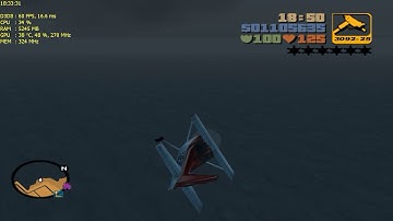 GTA III - Dodo flight to Ghost Town